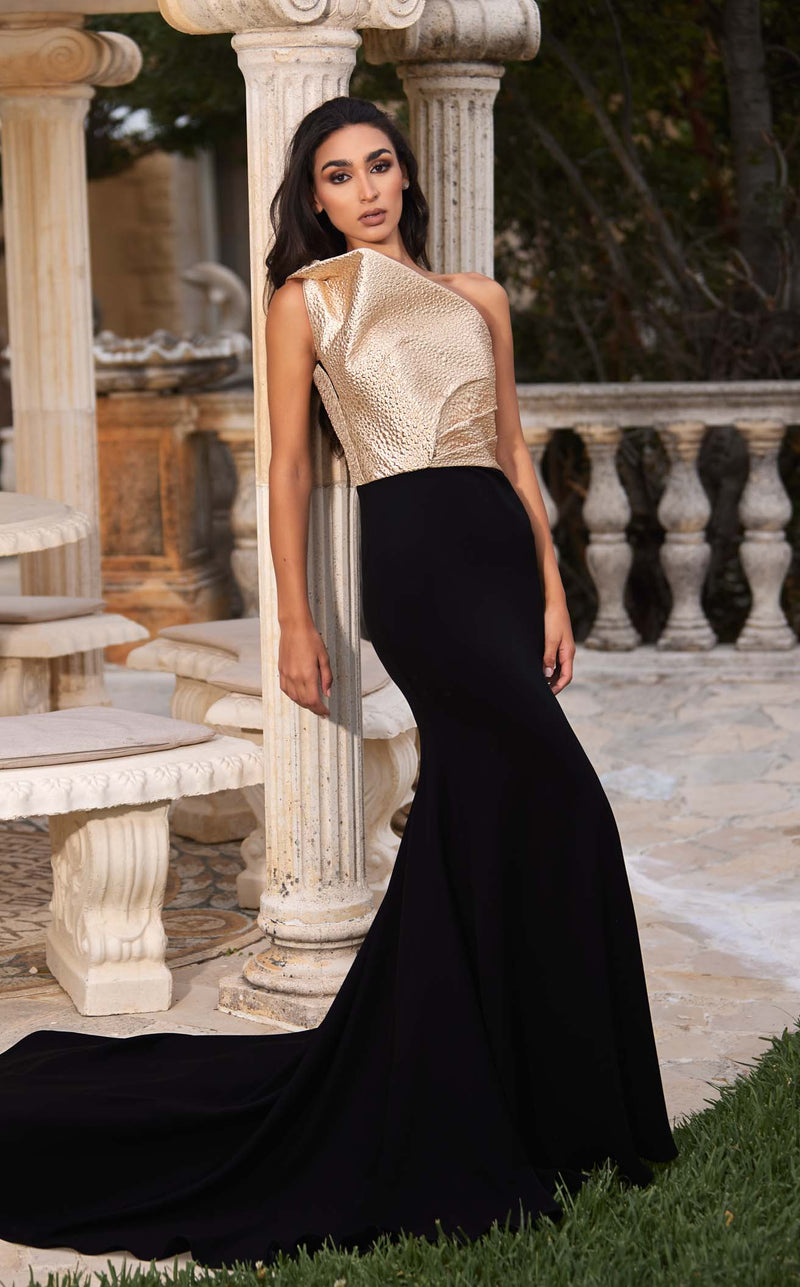 Black Prom Sleeveless Sheer Bodice Evening Gown | DressOutlet for $181.99 –  The Dress Outlet